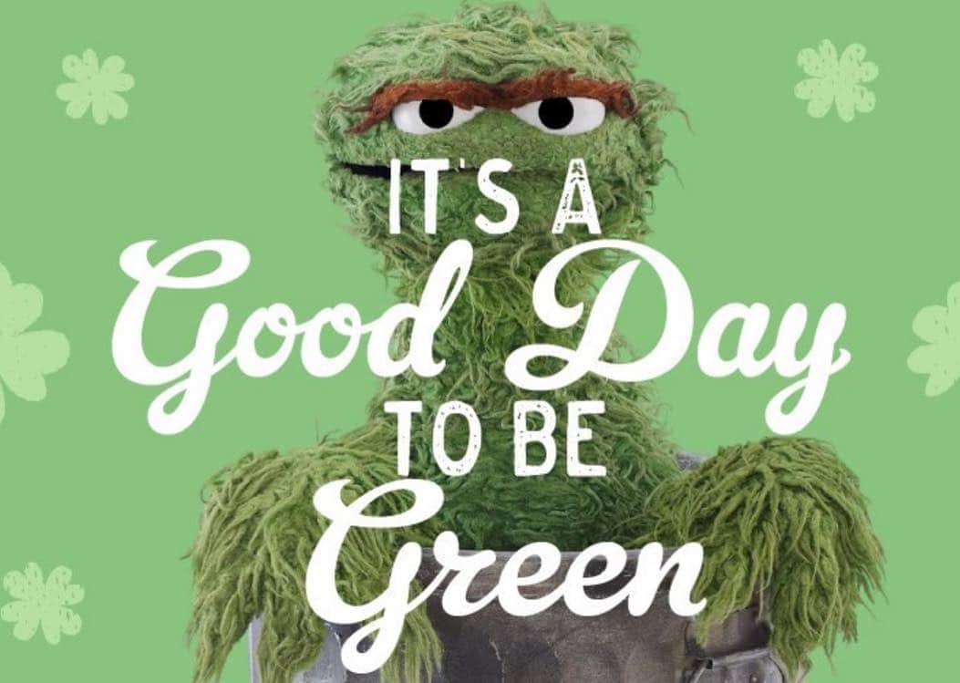 セサミストリートさんのインスタグラム写真 - (セサミストリートInstagram)「Happy St. Patrick’s Day! 🍀 • • • #SesameStreet #Oscar #OscarTheGrouch #StPatricksDay #StPattysDay #Irish #LuckOfTheIrish #Lucky #Luck #Green #KidsContent #March #Holiday」3月17日 23時40分 - sesamestreet