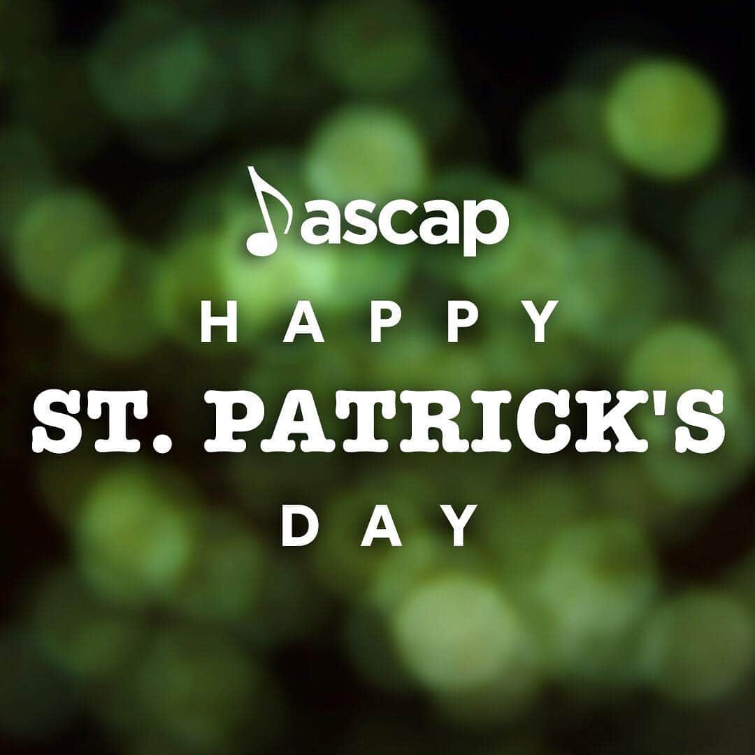 ASCAPさんのインスタグラム写真 - (ASCAPInstagram)「Happy #StPatricksDay ☘️」3月17日 23時59分 - ascap