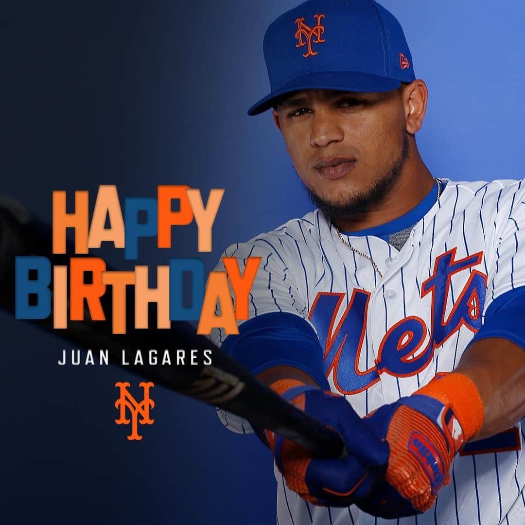 ニューヨーク・メッツさんのインスタグラム写真 - (ニューヨーク・メッツInstagram)「Feliz cumpleaños, @jlagares12! 🎉🥳🎈」3月18日 0時20分 - mets