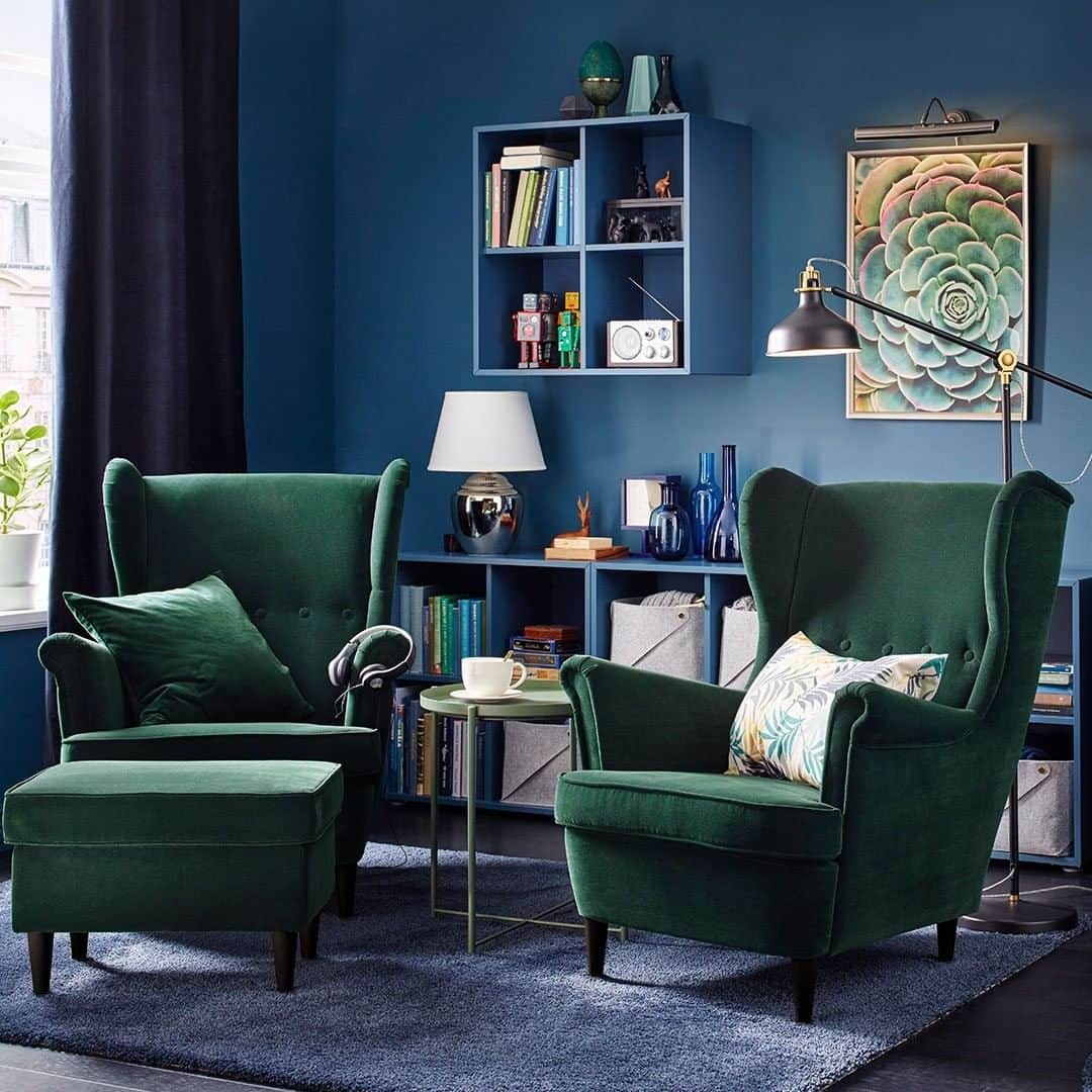 IKEA USAさんのインスタグラム写真 - (IKEA USAInstagram)「Double your luck with two green chairs. Happy #SaintPatricksDay」3月18日 1時00分 - ikeausa