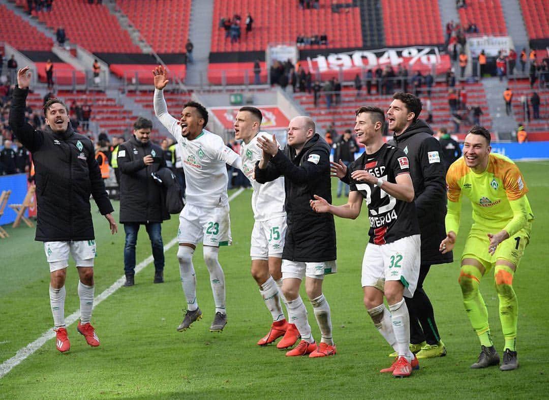 テオドール・ゲブレ・セラシェのインスタグラム：「That winning feeling before the break 🤤 #priceless #werderbremen  #b04svw」