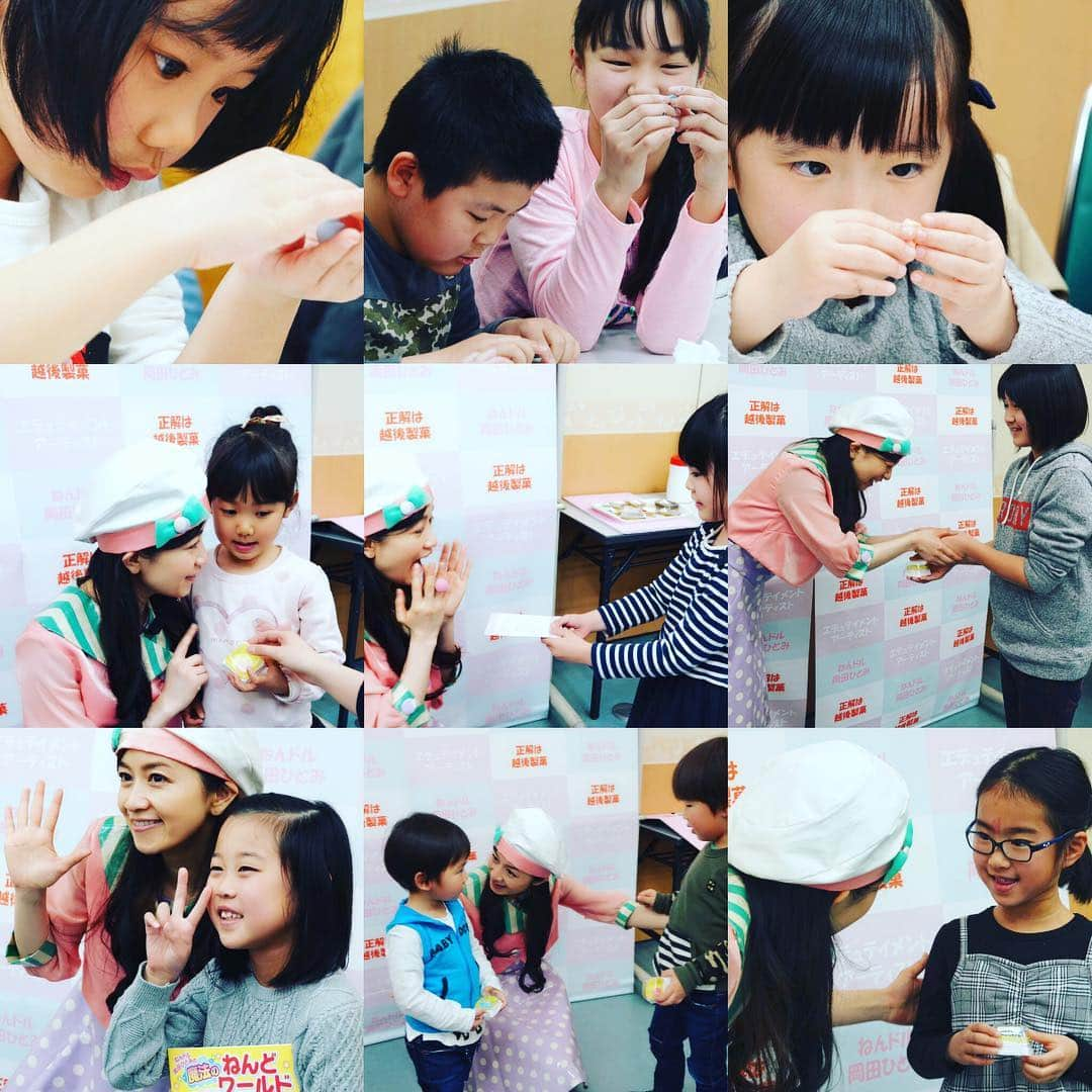 岡田ひとみ（ねんドル）さんのインスタグラム写真 - (岡田ひとみ（ねんドル）Instagram)「仙台教室！#workshop #forkids #businesstravel #edutainment #nendol #clay #越後製菓 #ねんドル #ねんど #子ども #親子イベント」3月18日 1時11分 - hitomi_nendol