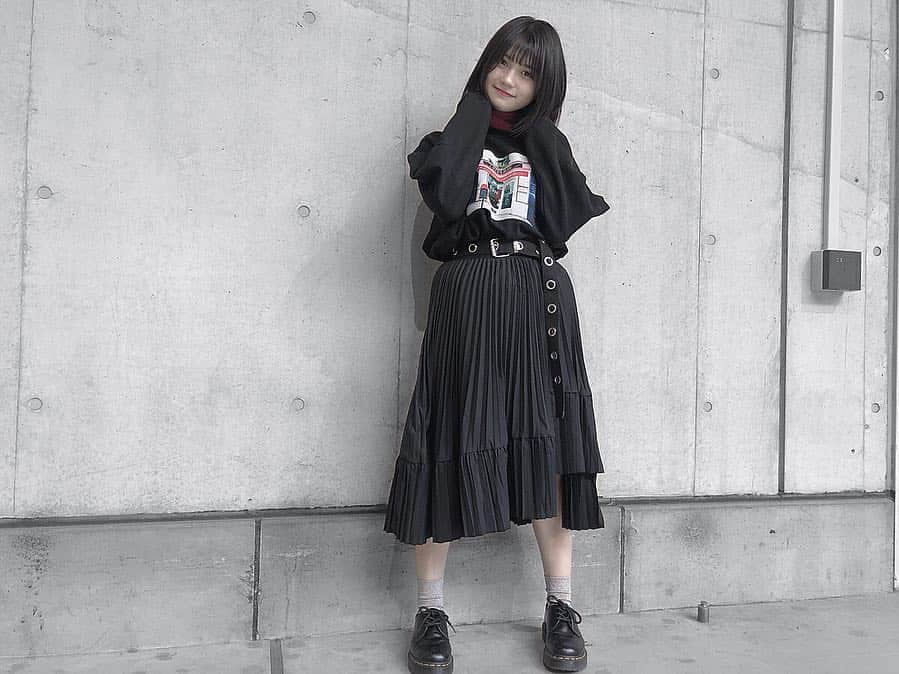 小畑優奈のインスタグラム：「#握手会  #私服  #fashion  #code  #ootd」