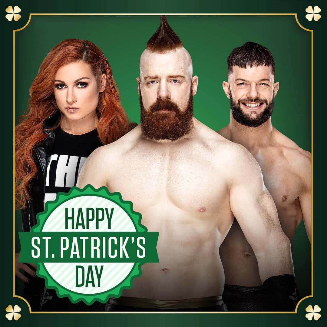 WWEさんのインスタグラム写真 - (WWEInstagram)「Wishing everyone a very Happy St. Patrick’s Day! 🍀」3月18日 2時09分 - wwe