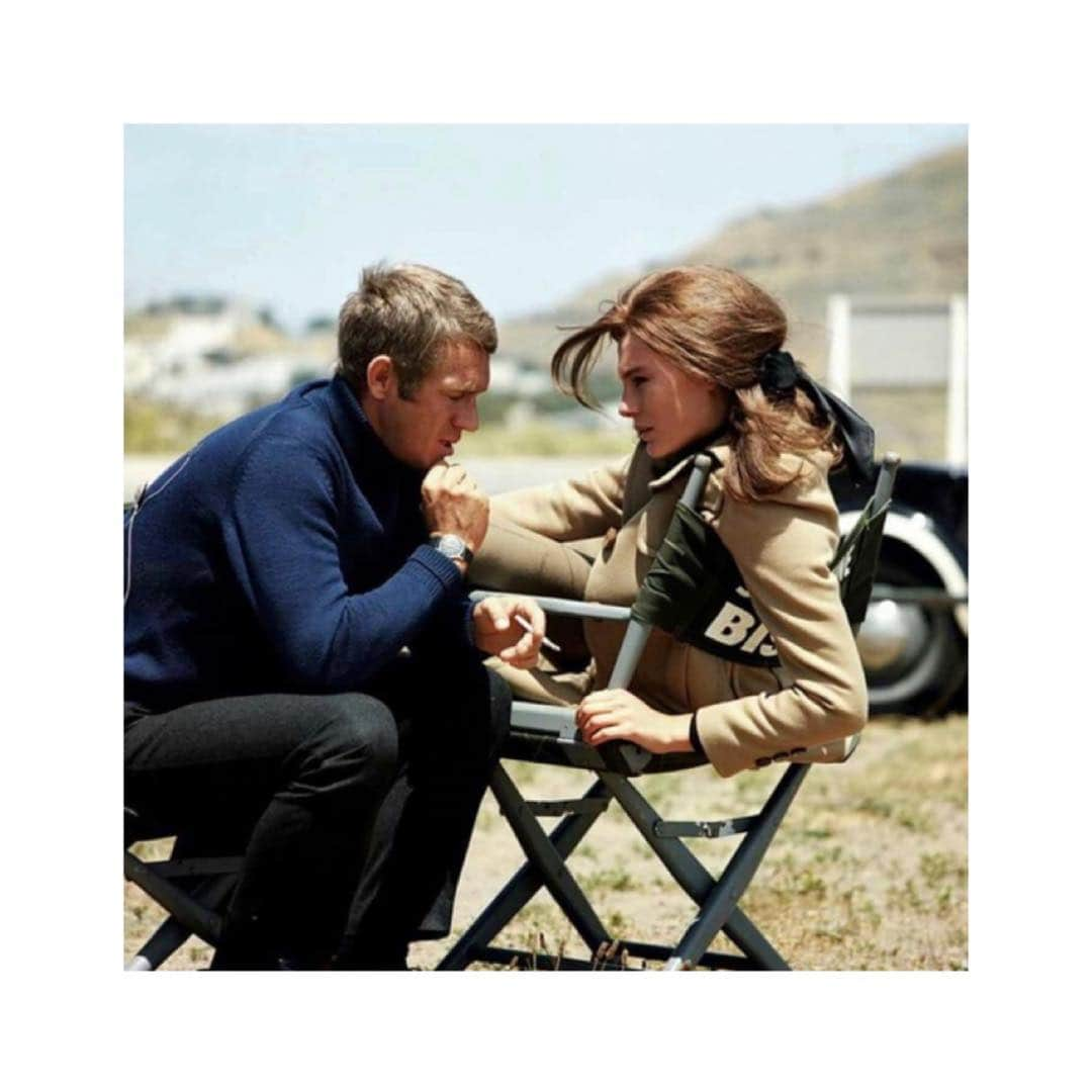 ローラ・ベイリーさんのインスタグラム写真 - (ローラ・ベイリーInstagram)「Steve McQueen & Jacqueline Bisset」3月18日 2時32分 - laurabaileylondon