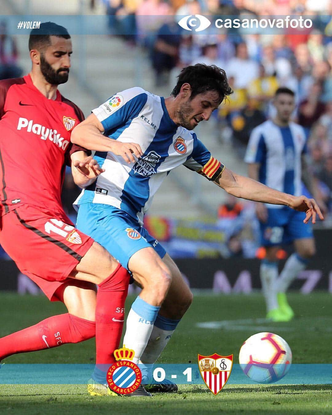 RCDエスパニョールさんのインスタグラム写真 - (RCDエスパニョールInstagram)「FULL-TIME RCD Espanyol de Barcelona 0-1 Sevilla FC - 📸 Foto patrocinada: @casanovafoto - #RCDE | #Volem | #EspanyoldeBarcelona | #EspanyolSevillaFC」3月18日 2時52分 - rcdespanyol