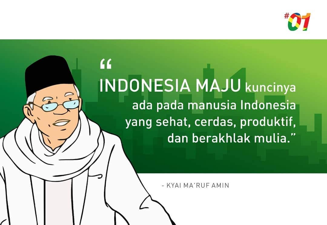 エリック・トヒルさんのインスタグラム写真 - (エリック・トヒルInstagram)「"Indonesia maju kuncinya ada pada manusia Indonesia yang sehat, cerdas, produktif dan berakhlak mulia.” – Kyai Ma’ruf Amin  Malam ini, Kyai Ma'ruf Amin tampil prima, lugas dan sangat mumpuni menjelaskan program-program di bidang pendidikan, ketenagakerjaan, sosial, kesehatan dan budaya yang telah dipersiapkan dan tetap akan menjadi prioritas bagi @jokowi.amin di 5 tahun ke depan.  Debat malam ini membuktikan bahwa Kyai Ma’ruf Amin adalah Bapak yang memerhatikan rakyat, imam yang menjadi teladan dan jauh dari konflik kepentingan. Kombinasi Pak @jokowi dan Kyai Ma’ruf Amin penting bagi Bangsa Indonesia, demi Indonesia yang lebih maju.  Terima kasih atas antusiasme dari pendukung, relawan, dan simpatisan dalam setiap debat. Kalian luar biasa.  Jokowi - Ma'ruf Amin Siap Untuk Indonesia Maju!  #wapreskukyai」3月18日 3時05分 - erickthohir