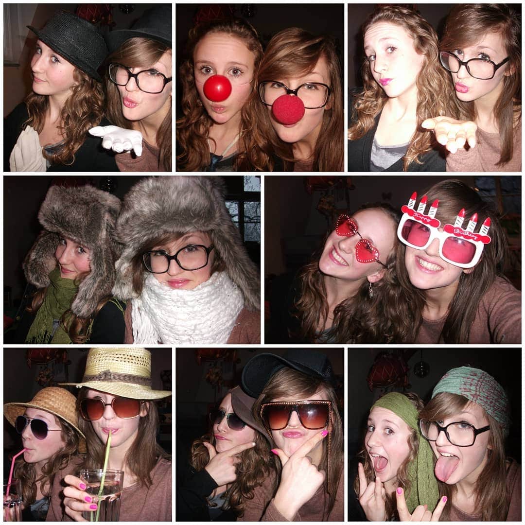 ハンナ・シューベルトのインスタグラム：「Respect to this wonderful person for putting up with me every day👏 I know I can be difficult to live together with sometimes and especially at the moment. Incredibly lucky to have such a supportive & caring sister by my side! Love you❤️ (wow these pictures are oooooold😅)」