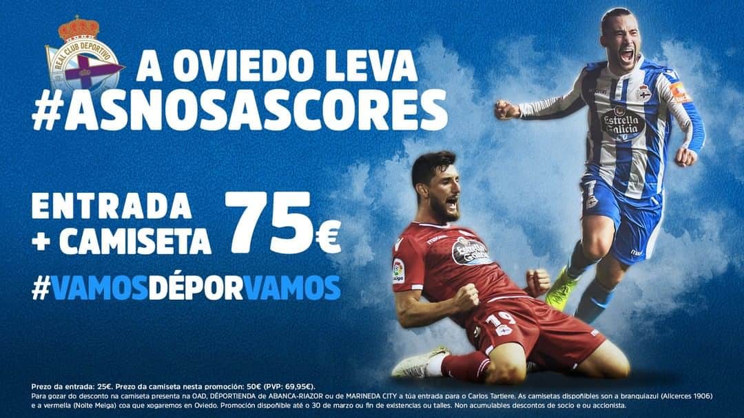 デポルティーボ・ラ・コルーニャさんのインスタグラム写真 - (デポルティーボ・ラ・コルーニャInstagram)「Vas a Oviedo? ⠀ Se vas a Oviedo, leva #asnosascores! ⠀ #vamosDÉPORvamos」3月18日 3時07分 - rcdeportivo