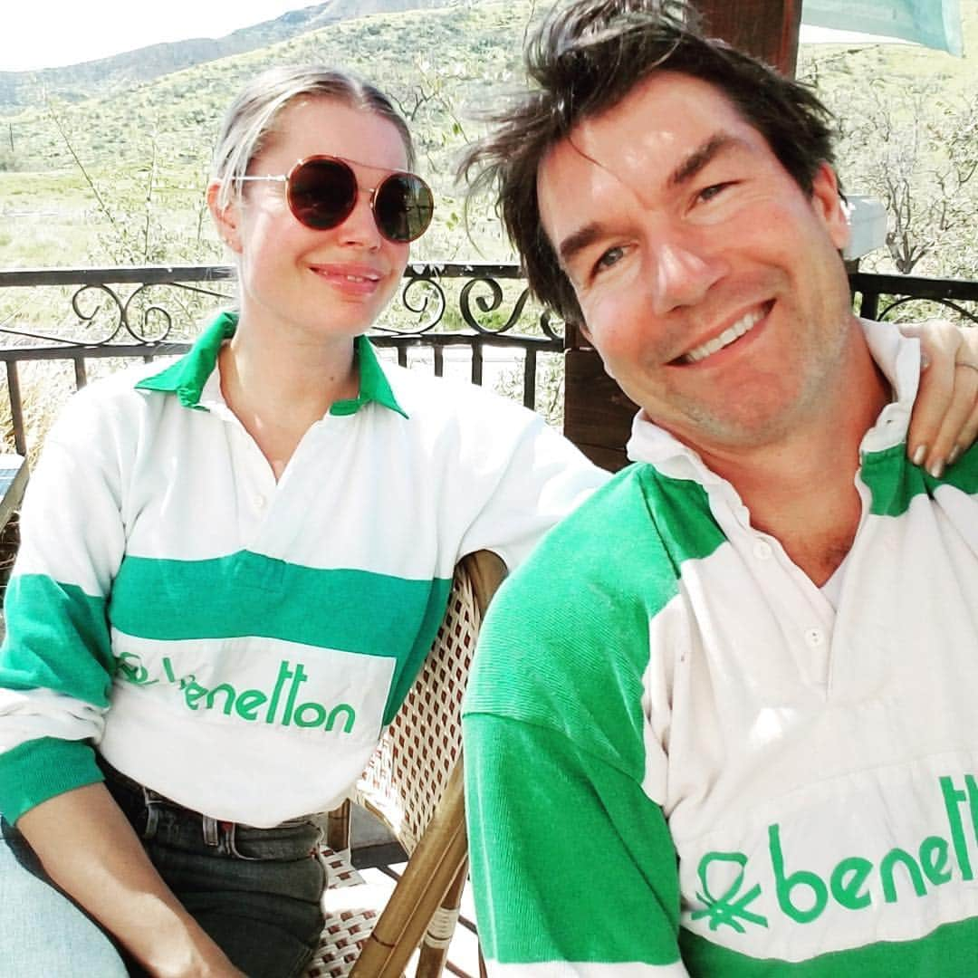 レベッカ・ローミンさんのインスタグラム写真 - (レベッカ・ローミンInstagram)「Erin go braghless! @mrjerryoc made us go matchy. No pinches for us!」3月18日 4時00分 - rebeccaromijn