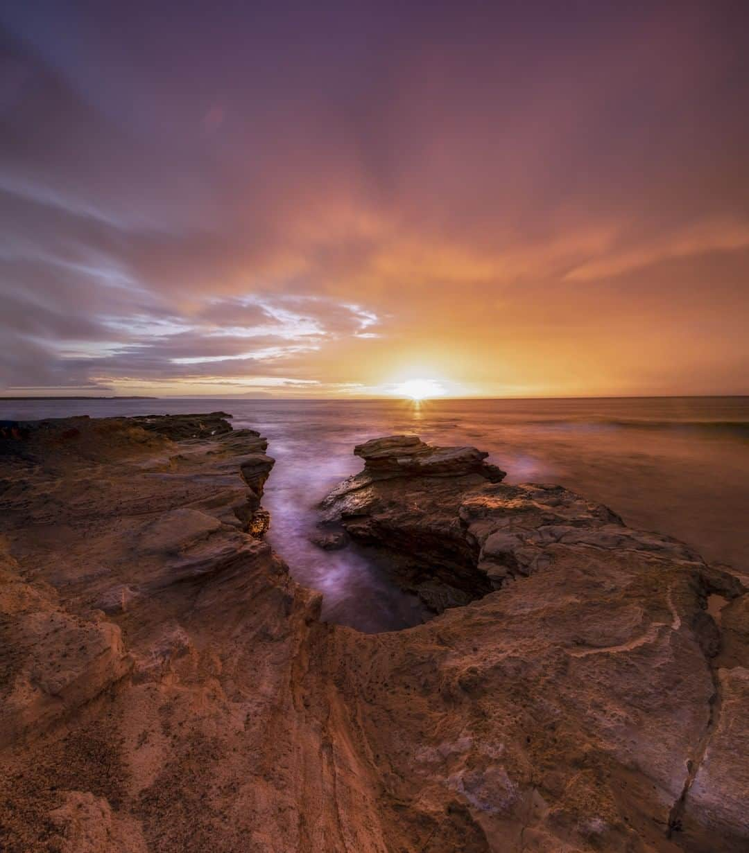 Nikon Australiaさんのインスタグラム写真 - (Nikon AustraliaInstagram)「A stunning sunrise taken by @jake.bolton.photo on the Nikon D850, using a 6 second exposure to capture the movement in the sea and sky.  Camera: Nikon #D850  Lens: AF-S NIKKOR 18-35mm f/3.5-4.5G ED Lens Settings: f/16 | 6s | ISO 160  #MyNikonLife #Nikon #NikonAustralia #NikonTop #VisitAustralia #DiscoverAustralia #Photography #LandscapePhotography #SunrisePhotography #VictoriaUncovered #VisitVictoria #GreatOceanRoad」3月18日 14時33分 - nikonaustralia