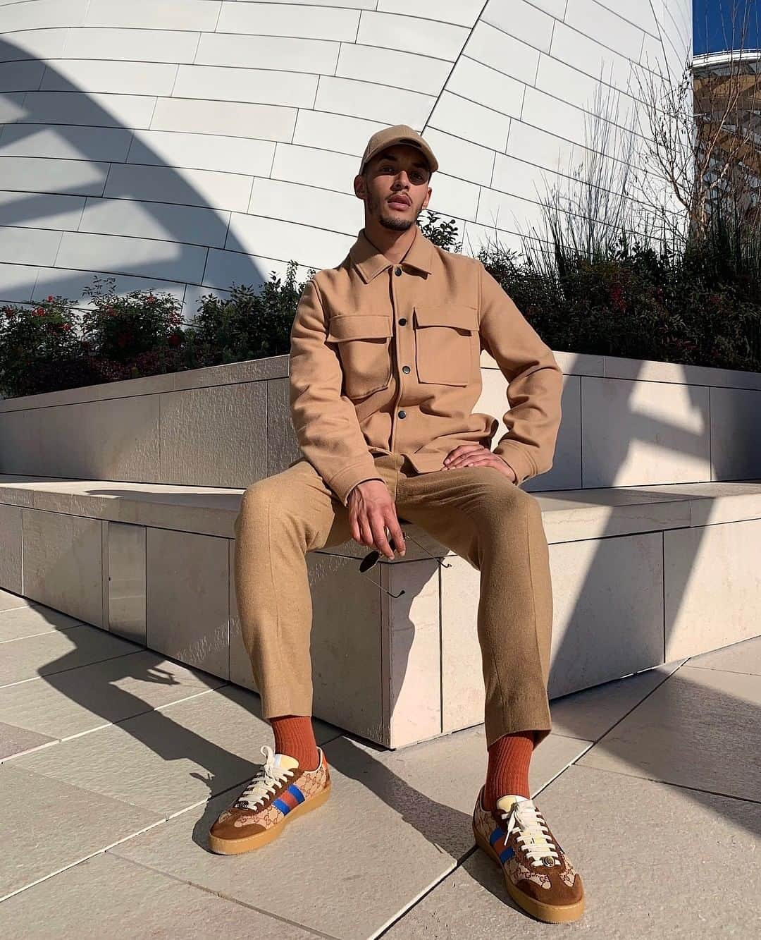 ASOSさんのインスタグラム写真 - (ASOSInstagram)「Maple syrup dressin' 🥞 Did we just coin a new term? 📸 @bloodysire 🔎 ASOS DESIGN camel jacket (1410558) 🗣 Image description: Bloody wearing a full camel look」3月18日 7時04分 - asos