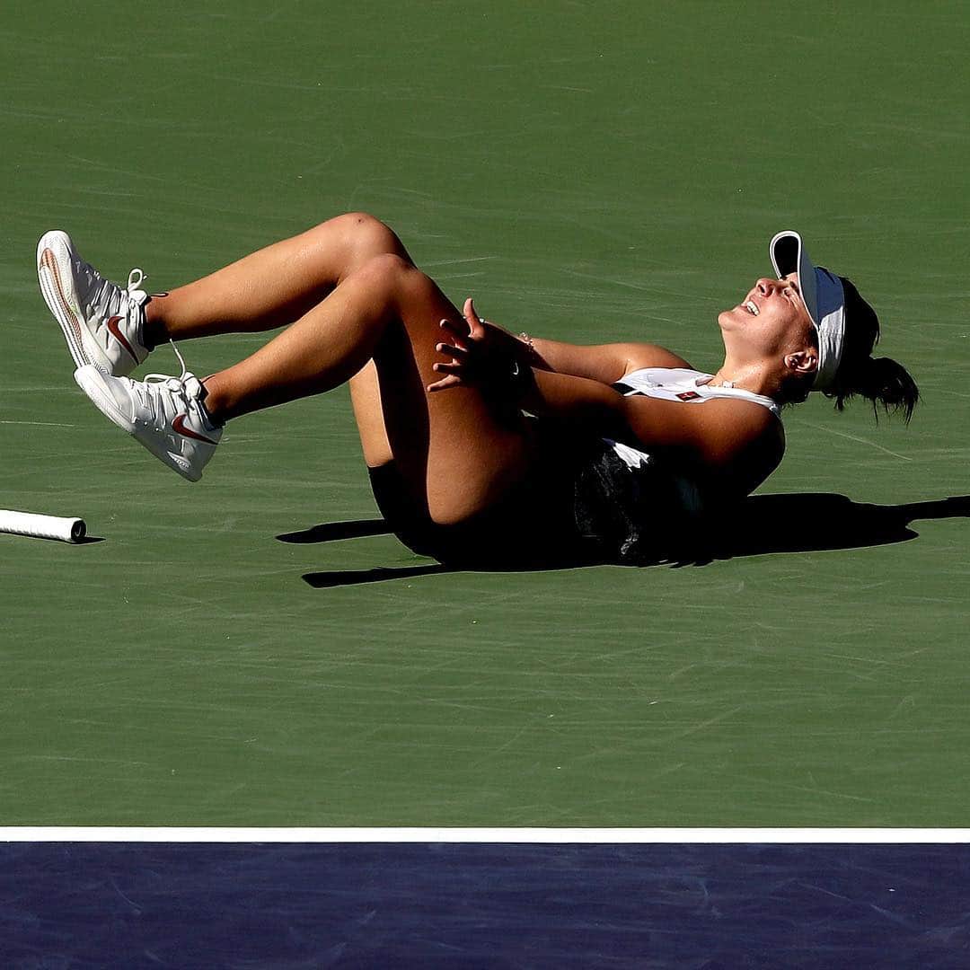 WTA（女子テニス協会）さんのインスタグラム写真 - (WTA（女子テニス協会）Instagram)「A star is born🌟🏆 @biancaandreescu_」3月18日 7時59分 - wta