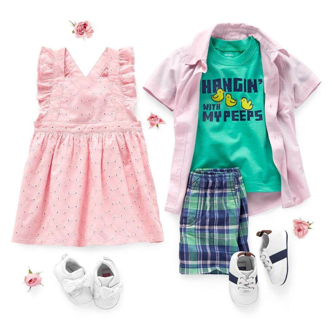 のインスタグラム：「It’s coming up #spring for the little peeps #linkinbio #dresses #tees #shorts #everything」