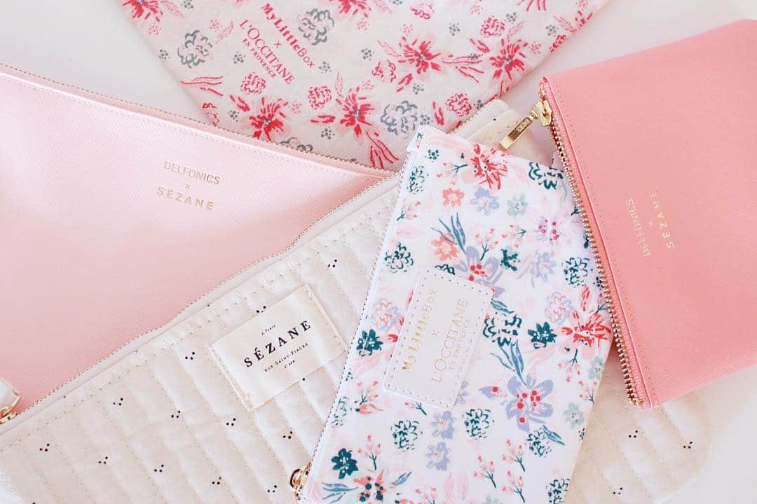樋口智恵子さんのインスタグラム写真 - (樋口智恵子Instagram)「Pink pouches...💓 @my_little_box_japan  @sezane . . . . ポーチも春色💓今月のMy little boxに入っていたポーチは後ろにポケットもあり、とても便利💓 . . . . #マイリトルボックス #sezane #sezaneparis #sezanette #mylittlebox #mylittleparis #pouch #ポーチ #loccitane #ロクシタン」3月18日 8時42分 - chieko_higuchi