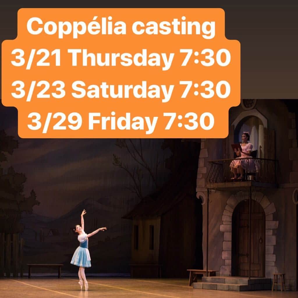 倉永美沙さんのインスタグラム写真 - (倉永美沙Instagram)「Coppélia opens next week! I will be dancing on 3/21 Thursday 7:30, 3/23 Saturday 7:30 and 3/29 Friday 7:30!  来週からコッペリアが始まります。日程は上記の通りです。#love #last #boston #ballet #ballerina #stage #ballerinalife #happy #happiness #dance #art #幸せ #バレエ #バレリーナ #rehearsal #travellife #work #感謝」3月18日 9時07分 - misakuranaga