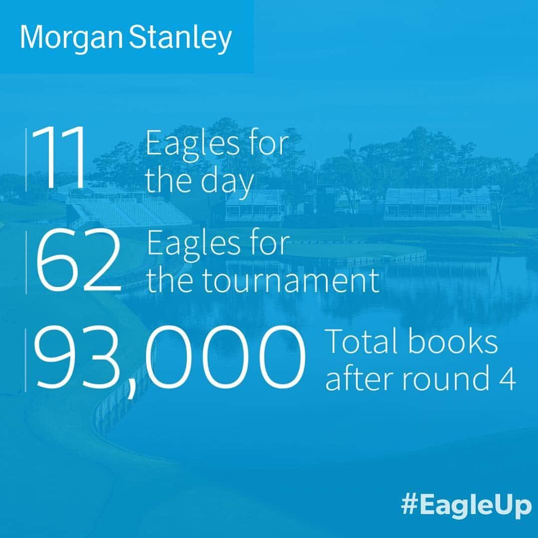 PGA TOURさんのインスタグラム写真 - (PGA TOURInstagram)「🎯🎯🎯 93,000 📚 donated to Book Trust for all eagles made @THEPLAYERSChamp. #EagleUp」3月18日 9時31分 - pgatour