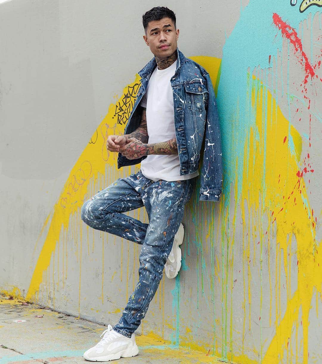 のインスタグラム：「@FashionNovaMEN denim for the win this Spring 👖」