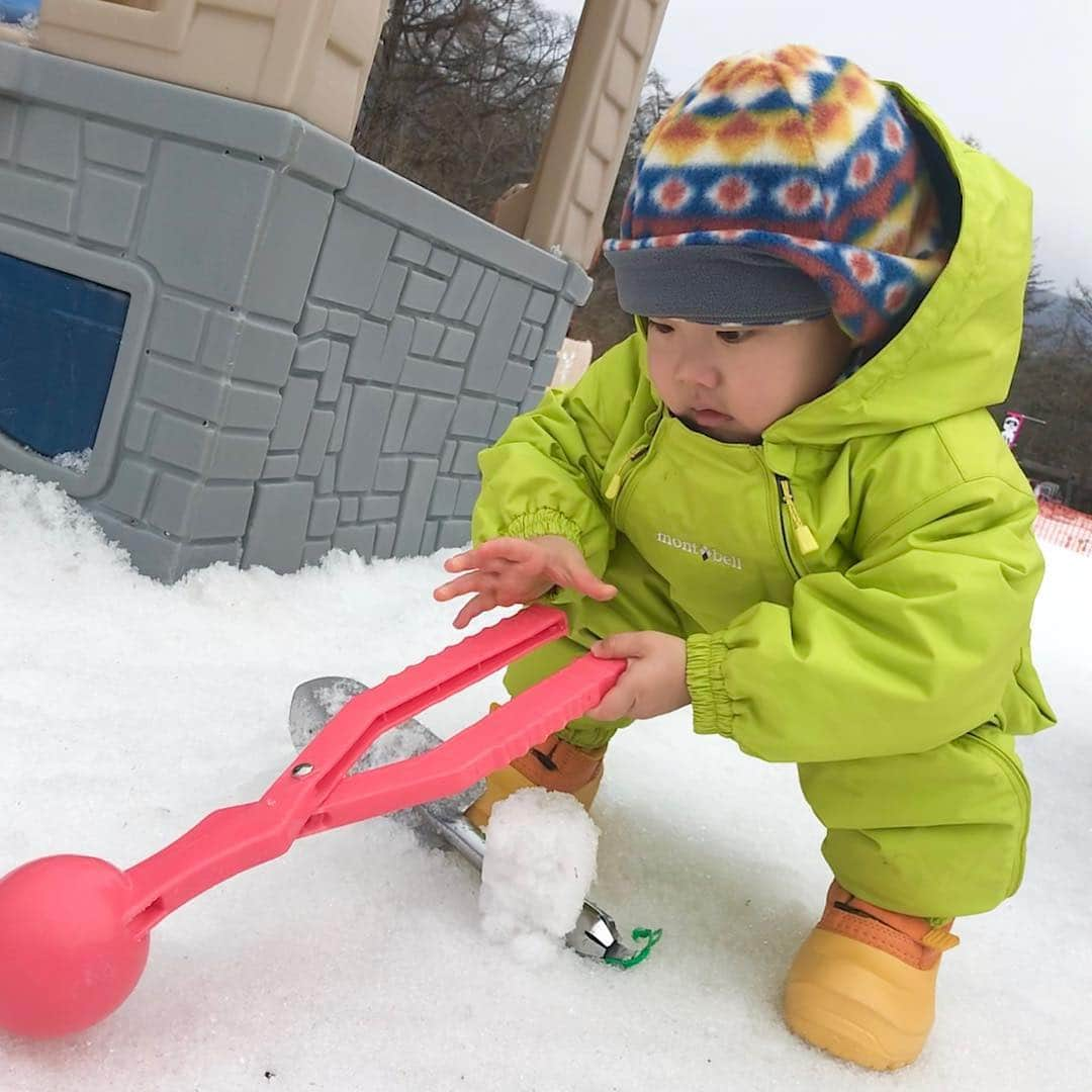 桜井未来さんのインスタグラム写真 - (桜井未来Instagram)「雪遊び☃️❄️ 泥んこ遊びより汚れないから、母は助かる😂🙏（笑） ️・ ・ #雪 #雪遊び #ソリ遊び #軽井沢 #別荘 #別荘ライフ #karuizawa #ママ #男の子ママ #子育て #成長記録 #baby #ママ友募集 #赤ちゃんのいる生活 #ママサークル #ママイベント #ママ会 #都内ママ #ベビスタグラム #mamagirl #ベビフル #コドモダカラ #コドモノ #ママリ #親バカ部 #新米ママ東京部」3月18日 9時37分 - miki.sakurai0214