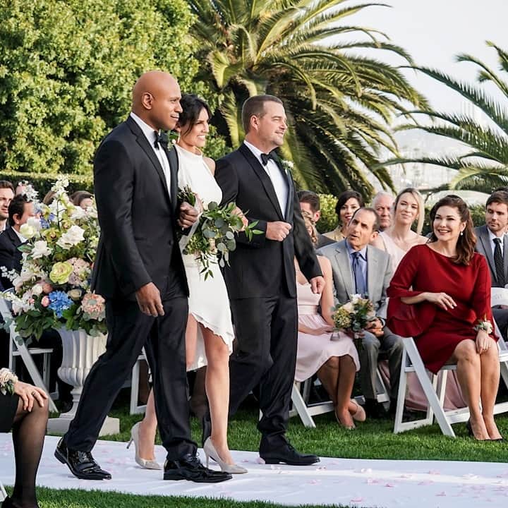 NCIS:LA 〜極秘潜入捜査班のインスタグラム：「Alright east coast. It’s almost time to walk down the aisle! #NCISLAWedding #Densi #SunshineandGunpowder」