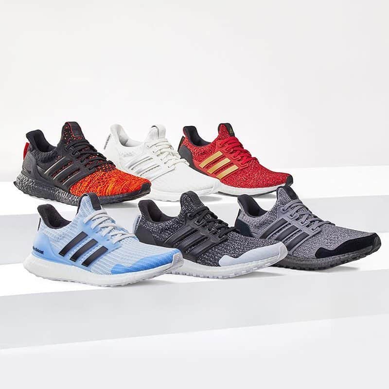 Sneaker Newsさんのインスタグラム写真 - (Sneaker NewsInstagram)「The #GameOfThrones x adidas Ultra Boost Collection officially releases this week. Which of the six are you looking to cop? For full detailed info, tap the link in our bio.」3月18日 11時56分 - sneakernews