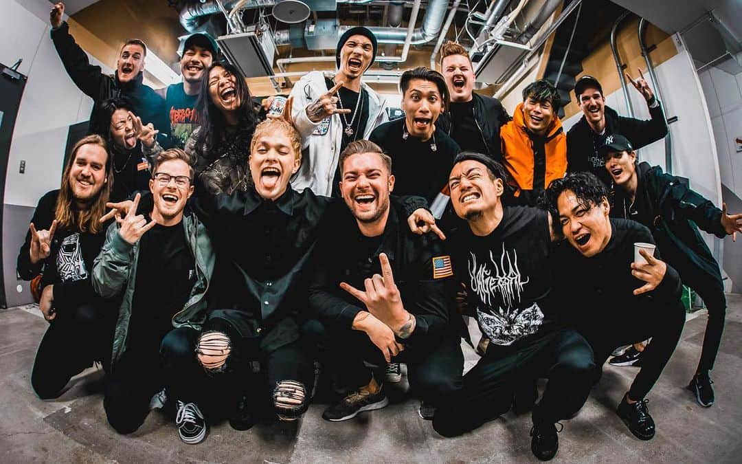 coldrainさんのインスタグラム写真 - (coldrainInstagram)「#BDB19 TOKYO🇯🇵 #coldrain #CrystalLake #WageWar Photos by @yamada_mphoto」3月18日 12時18分 - coldrain_official