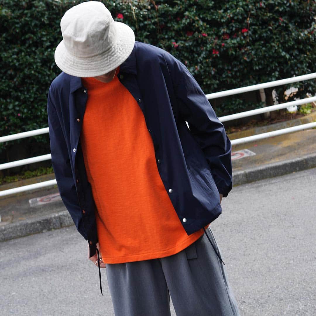 WEGOさんのインスタグラム写真 - (WEGOInstagram)「✔︎coach jacket ¥3,990+tax ✔︎big t-shirt ¥1,990+tax ✔︎bucket hat ¥1,590+tax  @yu__sai (WEGO STAFF)  #WEGO#ウィゴー#mens#fashion」3月18日 13時41分 - wego_official