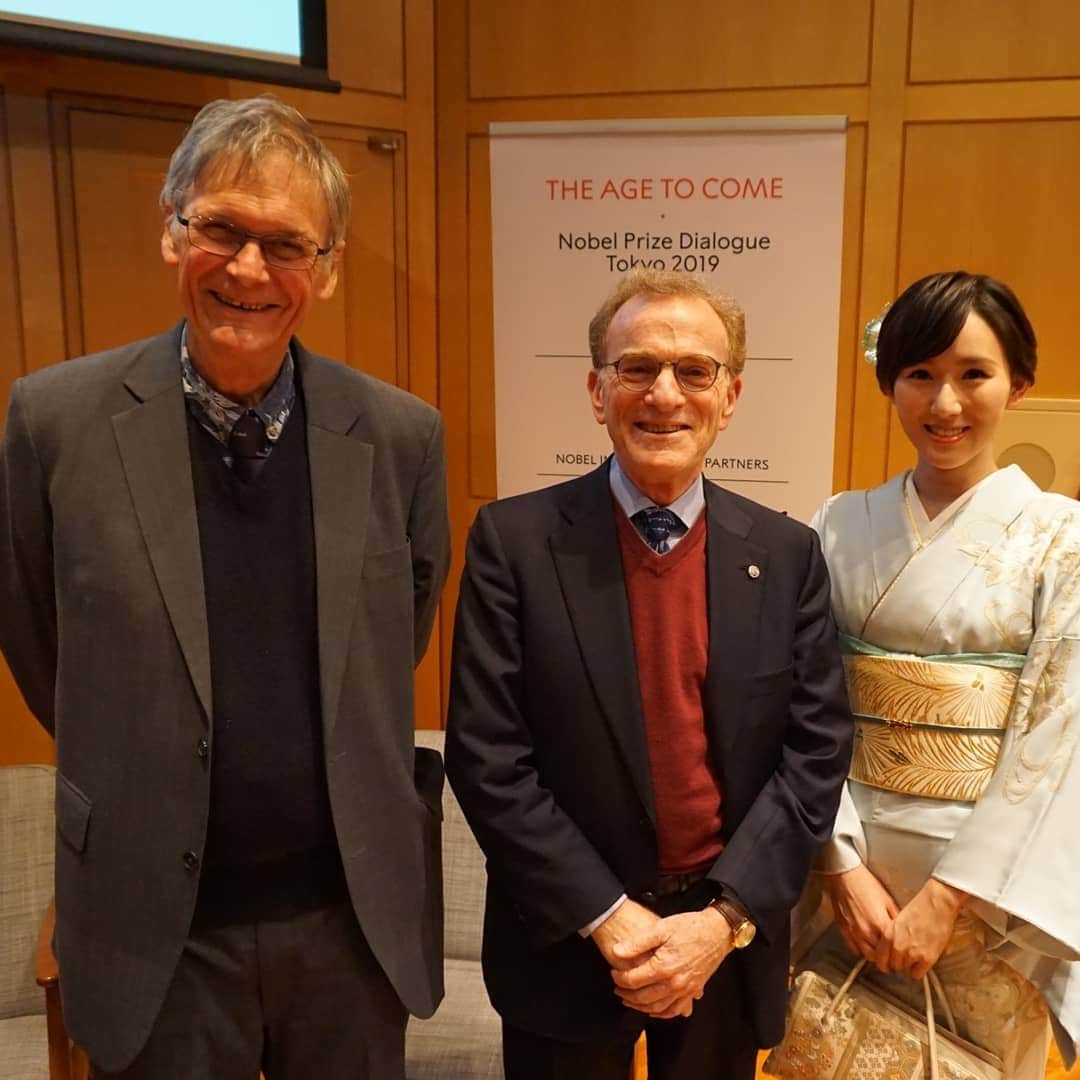 谷中麻里衣さんのインスタグラム写真 - (谷中麻里衣Instagram)「Illuminating talk session by Nobel ...