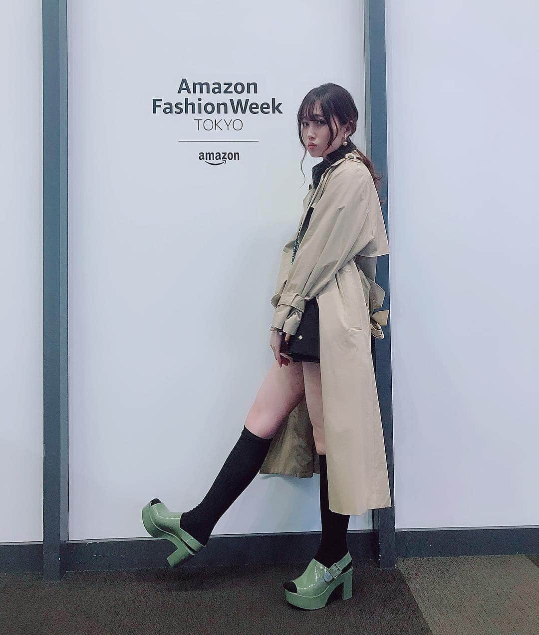 増澤璃凜子さんのインスタグラム写真 - (増澤璃凜子Instagram)「Amazon Fashion Week💚  #tokyo #amazonfashionweek #sandals #viviennewestwood」3月18日 23時49分 - ririkomasuzawa