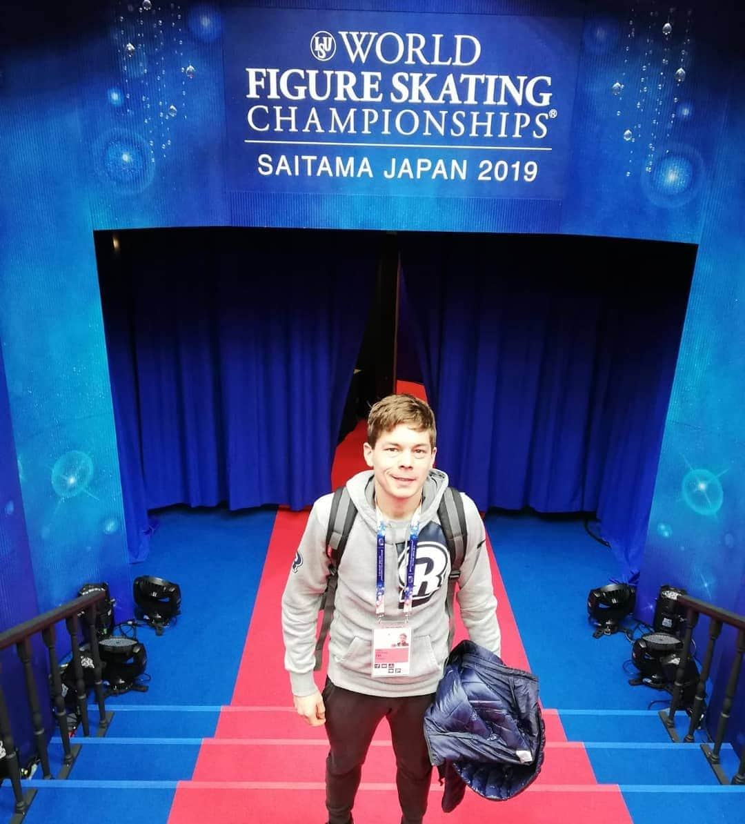 ヴァルター・ヴィルタネンのインスタグラム：「Feeling strong after the first day #worldfigure2019 #edeafamily #edeafamily #johnwilsonblades #skatingfinland #isufigureskating #doctorofmedicine #phd#teamskateshop」