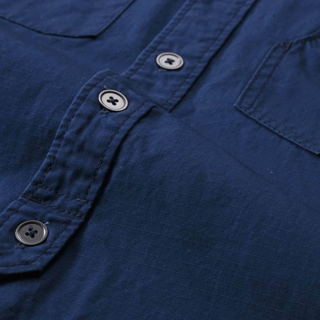 momotarojeansさんのインスタグラム写真 - (momotarojeansInstagram)「05-211 Indigo rip stop shirts  #kojima #kurashiki #okayama #jeans #denim #denimday #denimporn #denimhead #selvedge #selvage #selvedgedenim #selvedgeforum #denimevolution #selvedgemurah #unionspecial #goingtobattle #madeinjapan #japanesedenim #fading #naturalfading #madebyhand #madeinjapan #jeanslife #vintagejeans #fade #selvedge #mensweardaily」3月19日 0時38分 - momotarojeans_official