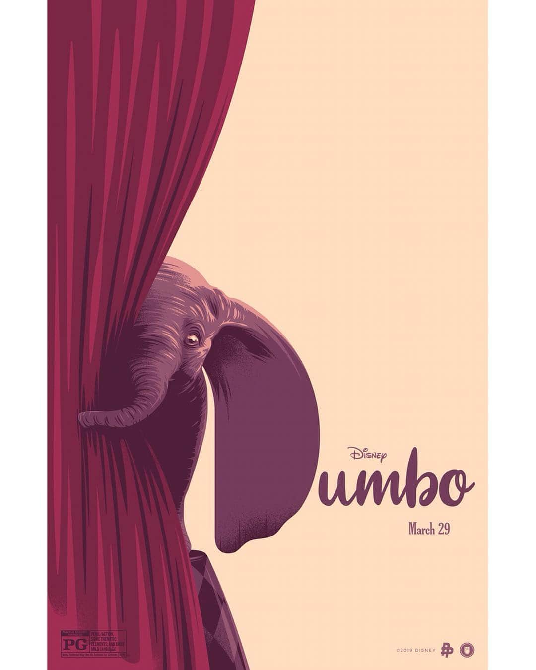 Disneyさんのインスタグラム写真 - (DisneyInstagram)「What makes them different makes them beautiful! Swipe left to see new Poster Posse pieces celebrating #Dumbo, in theaters March 29.  Artists from left to right: Doaly, Andy Fairhurst, Mike Mahle, Matt Needle, 17th & Oak, Thomas Walker」3月19日 1時00分 - disney