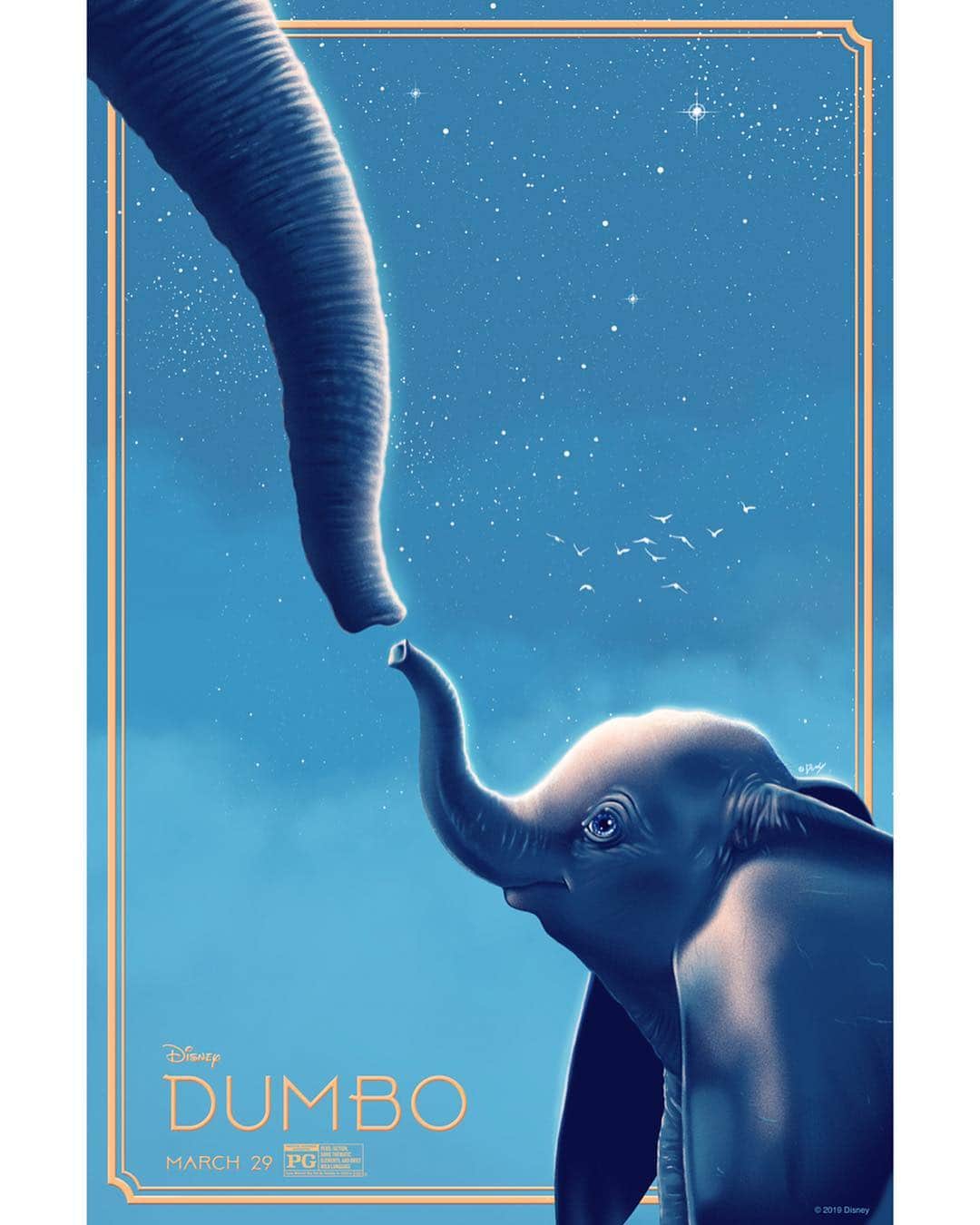 Disneyさんのインスタグラム写真 - (DisneyInstagram)「What makes them different makes them beautiful! Swipe left to see new Poster Posse pieces celebrating #Dumbo, in theaters March 29.  Artists from left to right: Doaly, Andy Fairhurst, Mike Mahle, Matt Needle, 17th & Oak, Thomas Walker」3月19日 1時00分 - disney