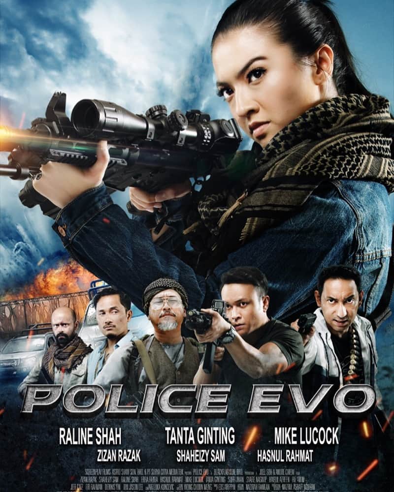 ラライン・シャーのインスタグラム：「Police Evo akan tayang di seluruh bioskop di Indonesia tanggal 18 April 2019!  Di sini saya berperan sebagai Rian. Rian dalah seorang anggota polisi yang ditugaskan untuk membongkar jaringan narkoba. Usaha Rian dalam menjalankan misinya ternyata tidak mudah. Statusnya sebagai polisi dipertanyakan. Di sisi lain, kelompok mafia yang diincar juga bekerjasama dengan ekstremis dan menghalalkan segala cara untuk mendapat apa yang mereka inginkan. Pada saat itulah Rian bersama rekan-rekannya harus melumpuhkan kelompok tersebut. Film yang telah sukses di Malaysia dan Singapura ini kini tayang di Indonesia!」