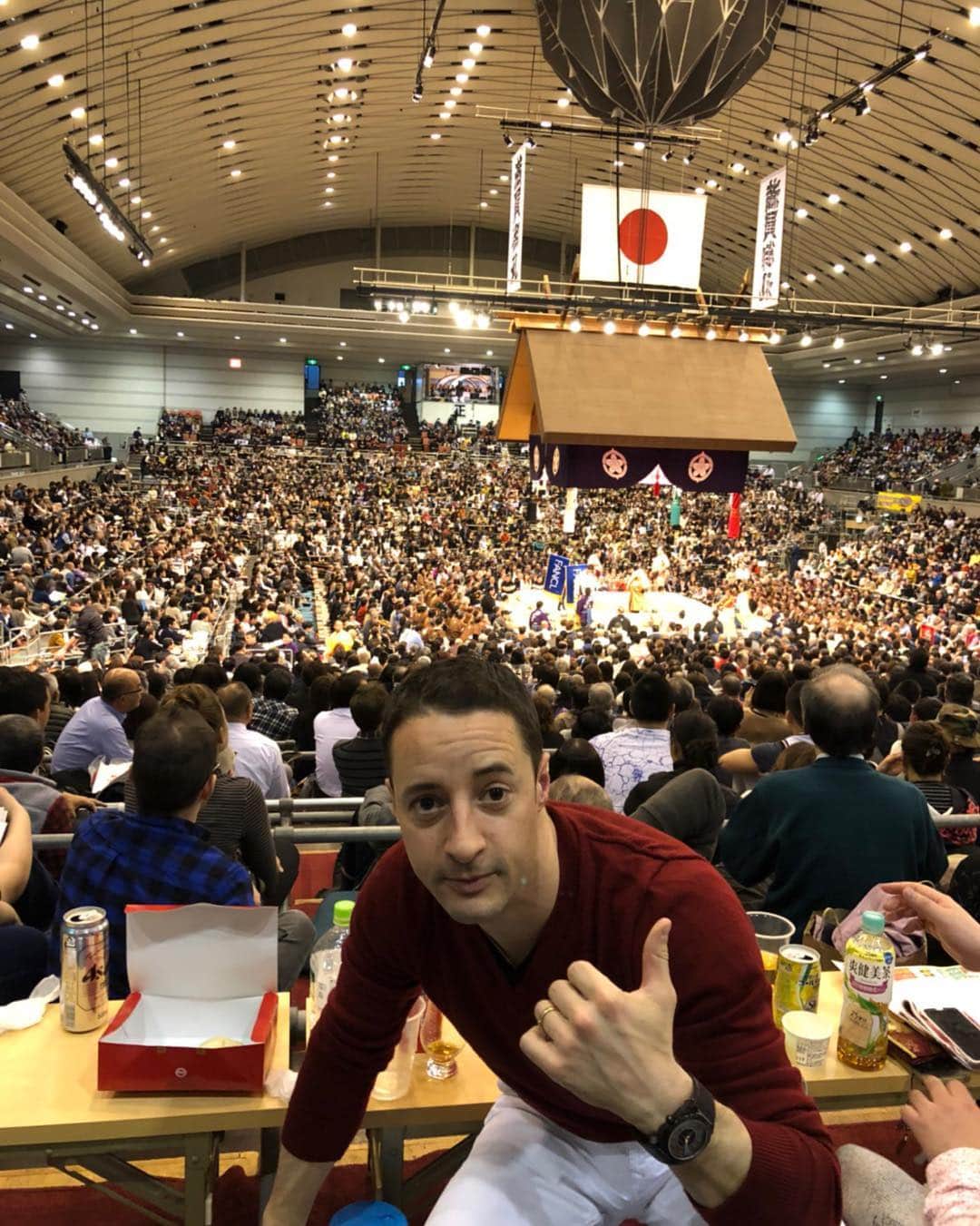 クリストフ・ルメールさんのインスタグラム写真 - (クリストフ・ルメールInstagram)「Yokozuna time !! #sumo#hakuho#」3月18日 17時58分 - christophelemaire_officiel
