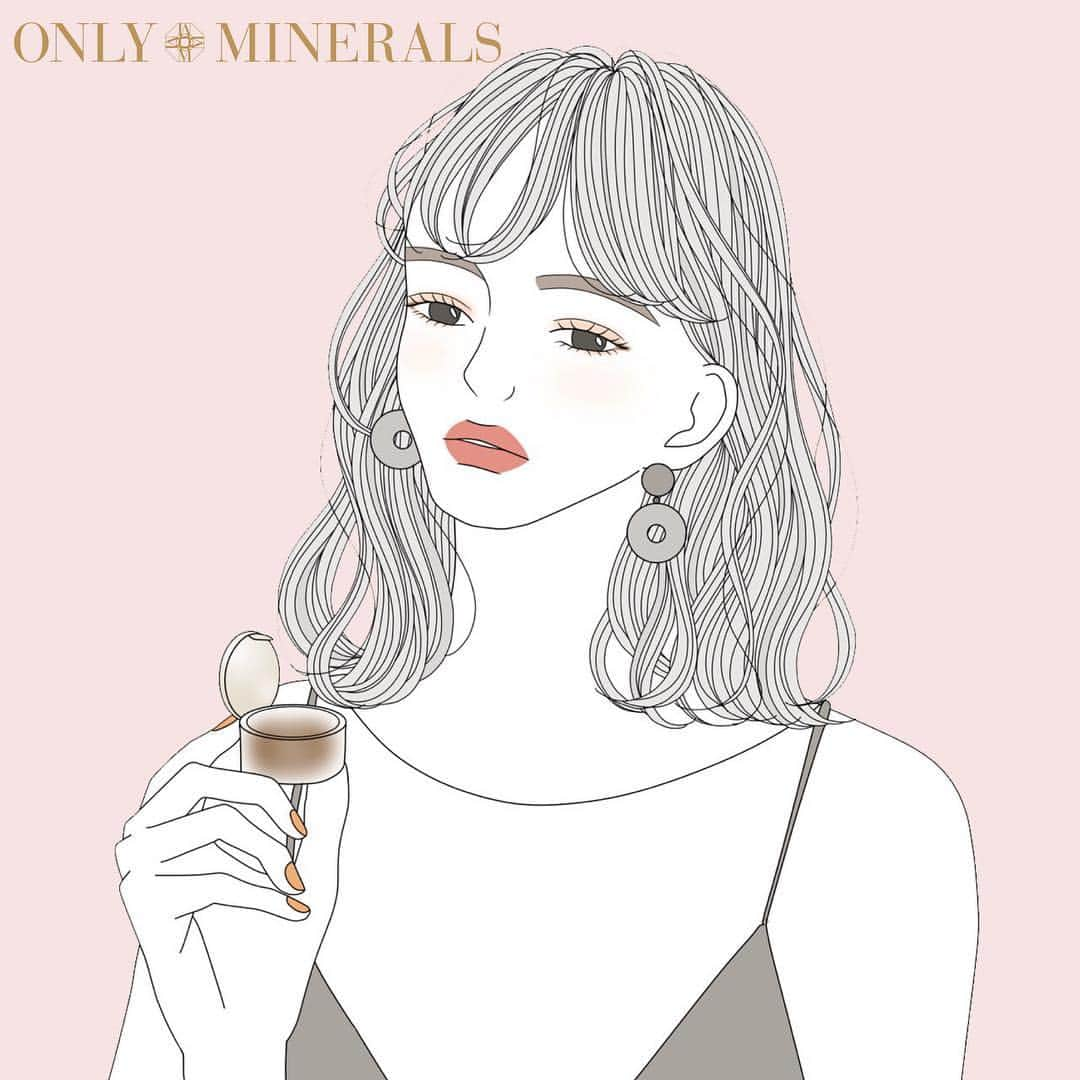 オンリーミネラルさんのインスタグラム写真 - (オンリーミネラルInstagram)「.⁣⠀ ＼🌸ONLY MINERALS COLOR PARTY🌸／から旬なカラーメイクをご紹介。⁣⠀ .⁣⠀ 今回は…⁣⠀ ”肌の延長にある色を使った、ヘルシーワントーンメイク”⁣⠀ .⁣⠀ 眉...ミネラルピグメント（N02 ワイド）⁣⠀ 瞼、チーク...ミネラルピグメント（N01 イエス！）⁣⠀ リップ...ミネラルカラーセラム（02 テラコッタ）⁣⠀ .⁣⠀ アプリコットカラーで目元を明るく彩り、トレンドのテラコッタのリップで辛口のアクセントをプラスしました。⁣⠀ もう少し目元に引き締め感が欲しいという方は、眉に使ったブラウンを目の際に入れることで、自然な深みをプラス✨⁣⠀ .⁣⠀ 【イラスト使用色】⁣⠀ ◯ミネラルピグメント（N02 ワイド、N01 イエス！）⁣⠀ ◯ミネラルカラーセラム（02 テラコッタ）⁣⠀ .⁣⠀ illustrator @sa___386 .⁣⠀ .⁣⠀ #onlyminerals #オンリーミネラル⁣⠀ #ミネラルピグメント⁣⠀ #ミネラルカラーセラム⁣⠀ .⁣⠀ #ミネラルコスメ #透明肌 #お守りコスメ #クレンジング不要⁣⠀ #長井かおり #コラボメイク #春メイク #新作コスメ#テラコッタ#ヘルシーメイク #ワントーンメイク⁣⠀ #カラーメイク #春コスメ #春メイク2019 ⁣⠀ #イラスト #お絵かき #ガールズイラスト #コスメイラスト #メイクイラスト⠀⁣⠀ #mineralcosmetics #mineralmakeup #eyemakeup #makeup」3月18日 18時09分 - onlyminerals