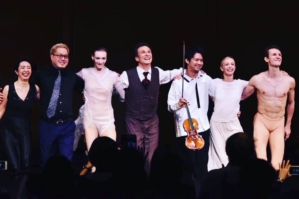 のインスタグラム：「“Stars in blue” was a wonderful tour🍾❤️ @manuel.legris @hibikitamura @shino.takizawa @chudosema @leka.spb.ballet @patrickdebana」