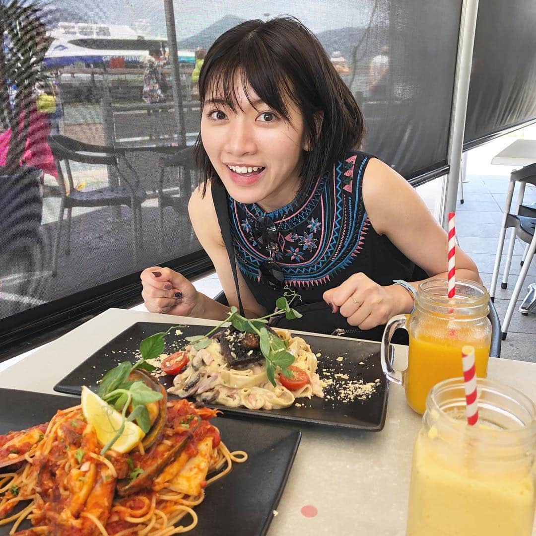 小林亜実さんのインスタグラム写真 - (小林亜実Instagram)「. こんな顔にもなる。 オーストラリアで食べたこのパスタめちゃんこ美味しかったなあ🍝 . . #オーストラリア #australia #ケアンズ #cairns」3月18日 19時14分 - koami112