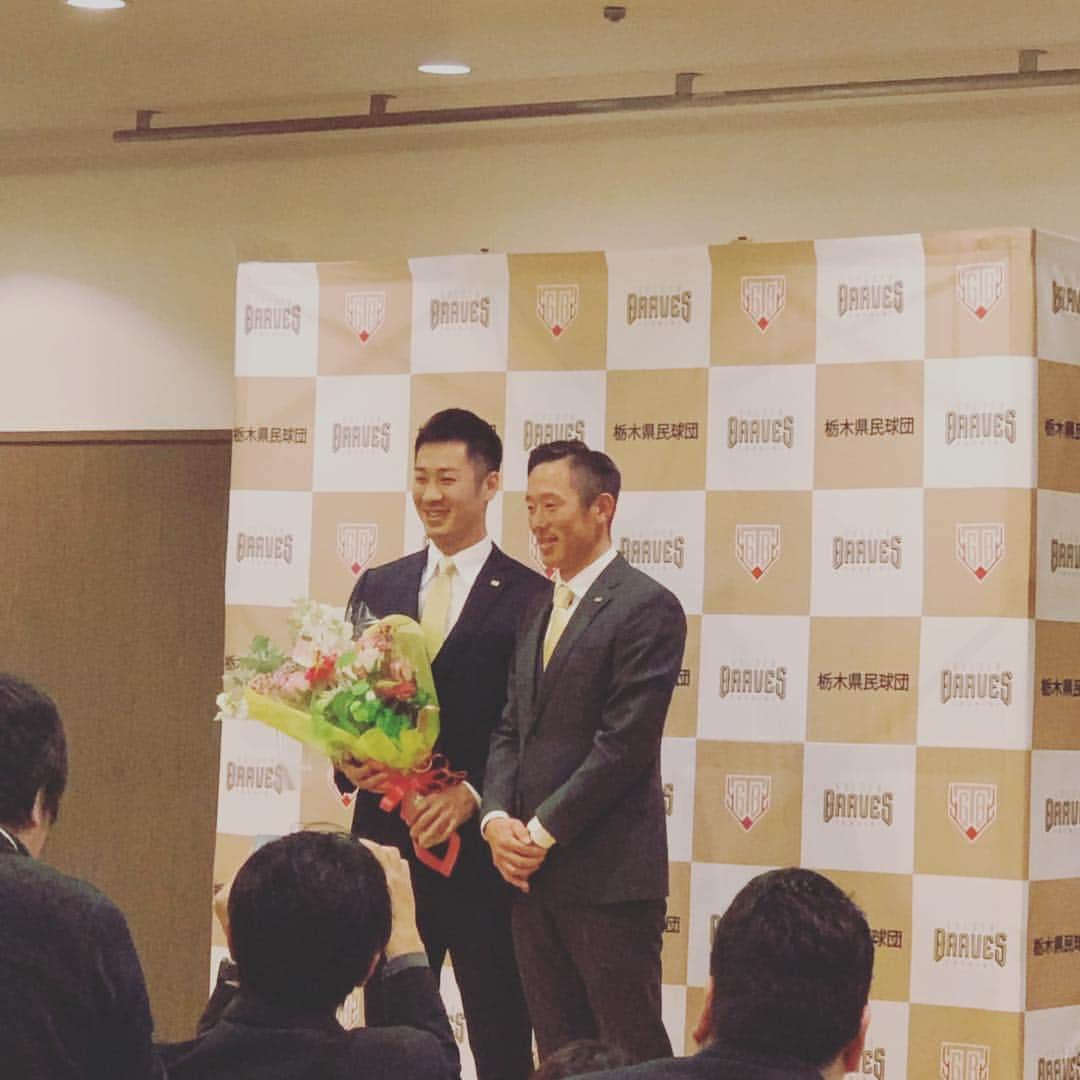西岡剛のインスタグラム：「#栃木ゴールデンブレーブス#岡田幸文  #西岡剛」