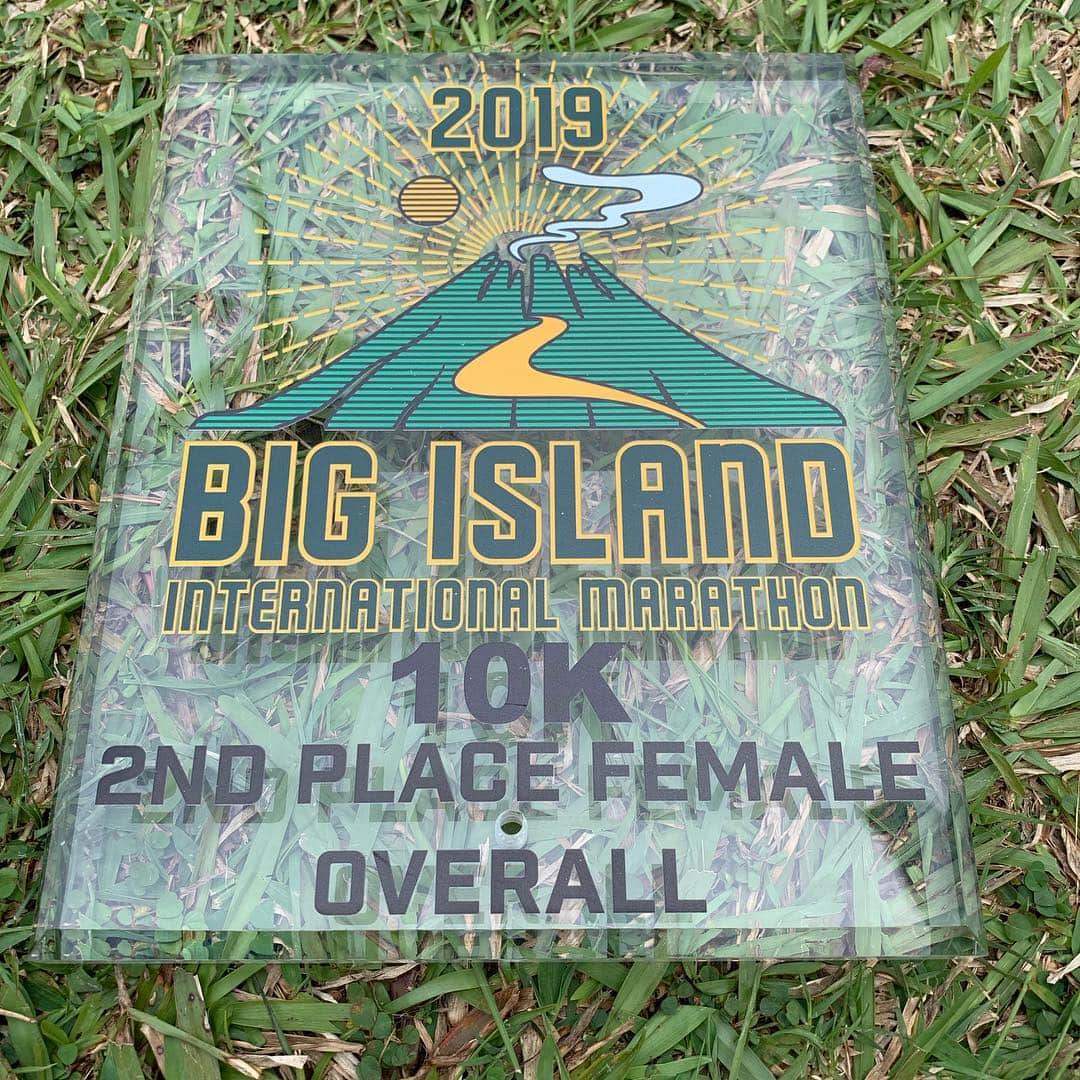 飯島寛子さんのインスタグラム写真 - (飯島寛子Instagram)「Big Island international marathon 10k I got a awards!! 😊 #ハワイ旅ラン #ハワイゆるラン」3月18日 19時34分 - hirokoiijima