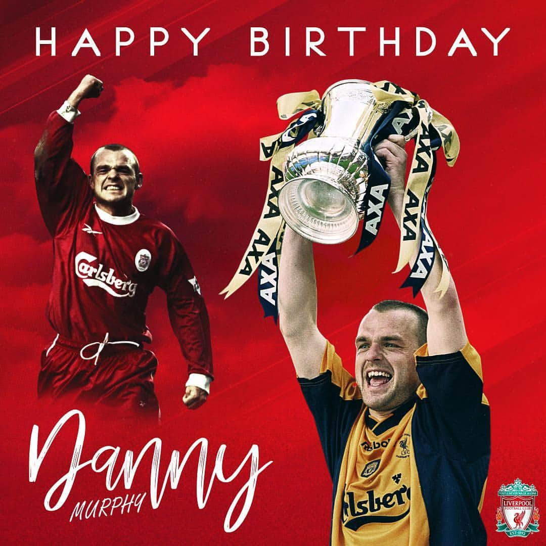 リヴァプールFCさんのインスタグラム写真 - (リヴァプールFCInstagram)「Happy birthday, @dannymurphy_13 🥳 Leave your birthday wishes for the legend below ❤️ #LFC #LiverpoolFC #Liverpool」3月18日 19時51分 - liverpoolfc