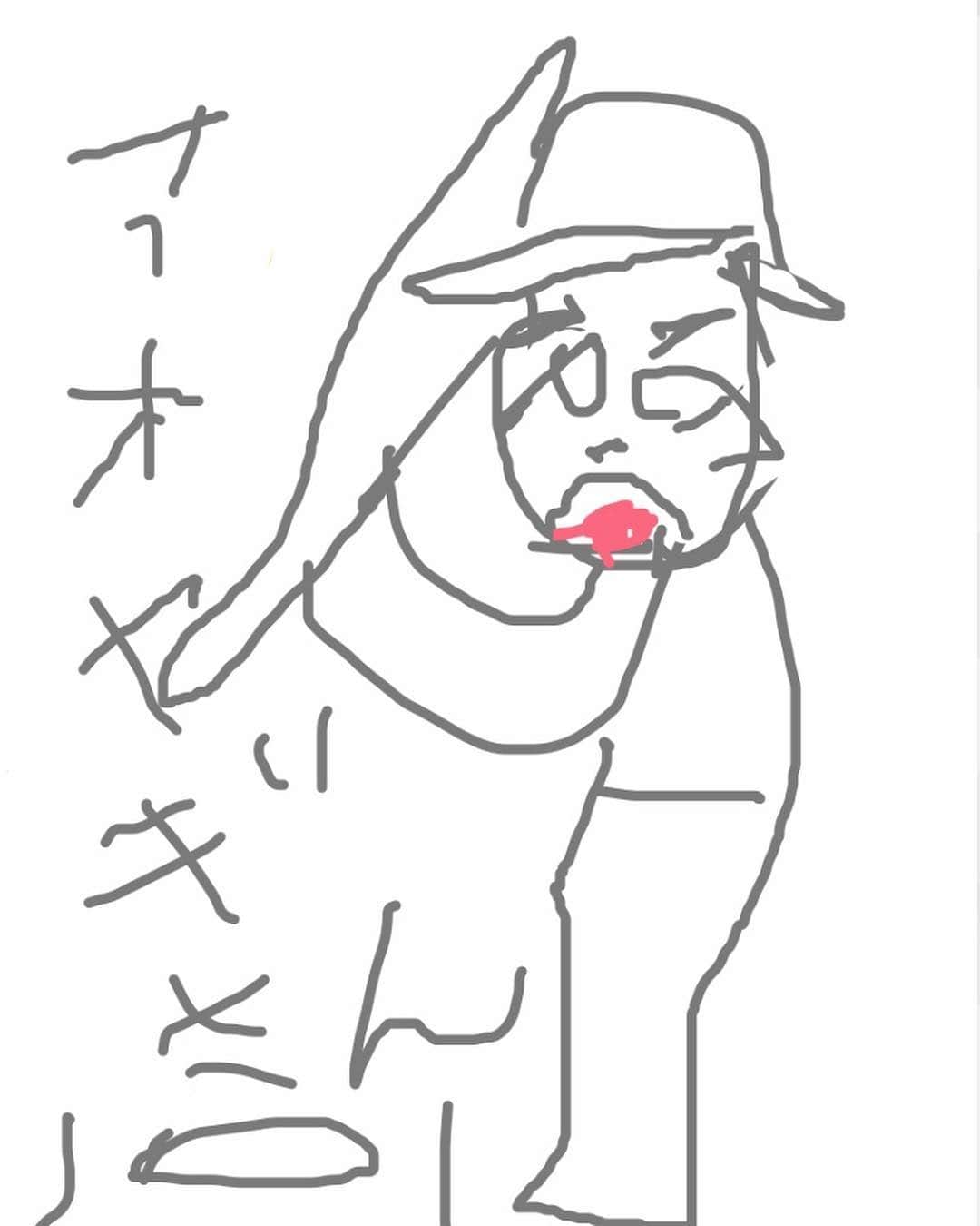 馬場皐輔のインスタグラム：「青柳さん描いたよ🤣🤣🤣 バッティングしてる青柳さん🙈 一生懸命走ってる青柳さん🙈 ご飯食べてる青柳さん🙈 今日は青柳さんパーティーでした❗️ありがとうございました☺️」