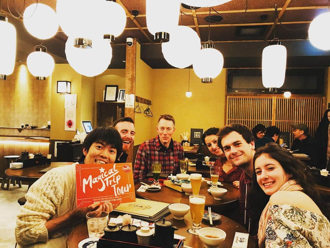 MagicalTripさんのインスタグラム写真 - (MagicalTripInstagram)「Welcome to @Magicaltripcom ⠀ “Travel Deeper with a Local Guide!” ⠀ -------------------------------------------------⠀ 【MT Guide Introduction #23】⠀⠀⠀⠀⠀⠀⠀ Today’s guide is Shin from #kyoto!!!⠀⠀ *⠀ Since he was a member of the uni society whose purpose is communicating with international students, he started guiding his friends. He has various knowledge of traditional things in Japan, in particular, about in Kyoto. He can guide you on our tours both in daytime & at night!⠀ *⠀⠀ Here is the opinion from a customer having a tour with him: "Shin was a wonderful guide and showed us several awesome spots in Gion. We got to try a lot of great (and adventurous) dishes, some interesting beers/cocktails, and even a whiskey tasting. In fact, it didn’t feel like we were following a guide — it felt more like we had met up with friends, which made it that much more awesome. This was one of the highlights of our trip! "⠀⠀⠀⠀ *⠀⠀⠀ If you want to join our tour with her, why don’t you check our profile and hit the link of our product page??⠀⠀⠀⠀⠀⠀ *⠀⠀⠀⠀⠀⠀⠀ Hobbies & Interests⠀⠀⠀⠀⠀⠀⠀ -⠀Travelling⠀⠀ -  Driving⠀⠀⠀ *⠀⠀⠀ -------------------------------------------------⠀ 【🌀What is #Magicaltrip 🌀】⠀ *⠀ *⠀ *⠀ Unique travel experiences with local guides in Japan! 🇯🇵🇯🇵⠀ Our #locallguides will take you to the local and hidden places in Japan!⠀ *⠀ *⠀ Why don’t you make your special travel experience more unique and unforgettable with us? ⠀ *⠀ *⠀ *⠀ 【😎Tour Information😎】⠀ Please check out our unique tours in Japan👇👇⠀ *⠀ *⠀ Bar Hopping tours🍶in Tokyo, Osaka, Kyoto, and Hiroshima,discovering the local #izakaya in #Japan! 🍻🍻⠀ *⠀ Food tours are not all about sushi🍣but also Japanese traditional food such as okonomiyaki, oden, sashimi, yakitori 😋😋⠀ *⠀ *⠀ *⠀ ⭐️Book our tours on the link of @Magicaltripcom profile page! ⭐️⠀ *⠀ *⠀ *⠀ #magicaltrip #magicaltripcom #japantour #kyototour #wheninjapan #love_bestjapan #igersjapan #ig_japan #team_jp_ #wheninjapan #kyotojapan #barhopping #kyoto #kanpai #kyotolife #izakaya #japanlover #exploringjapan #itadakimasu」3月18日 21時03分 - magicaltripcom