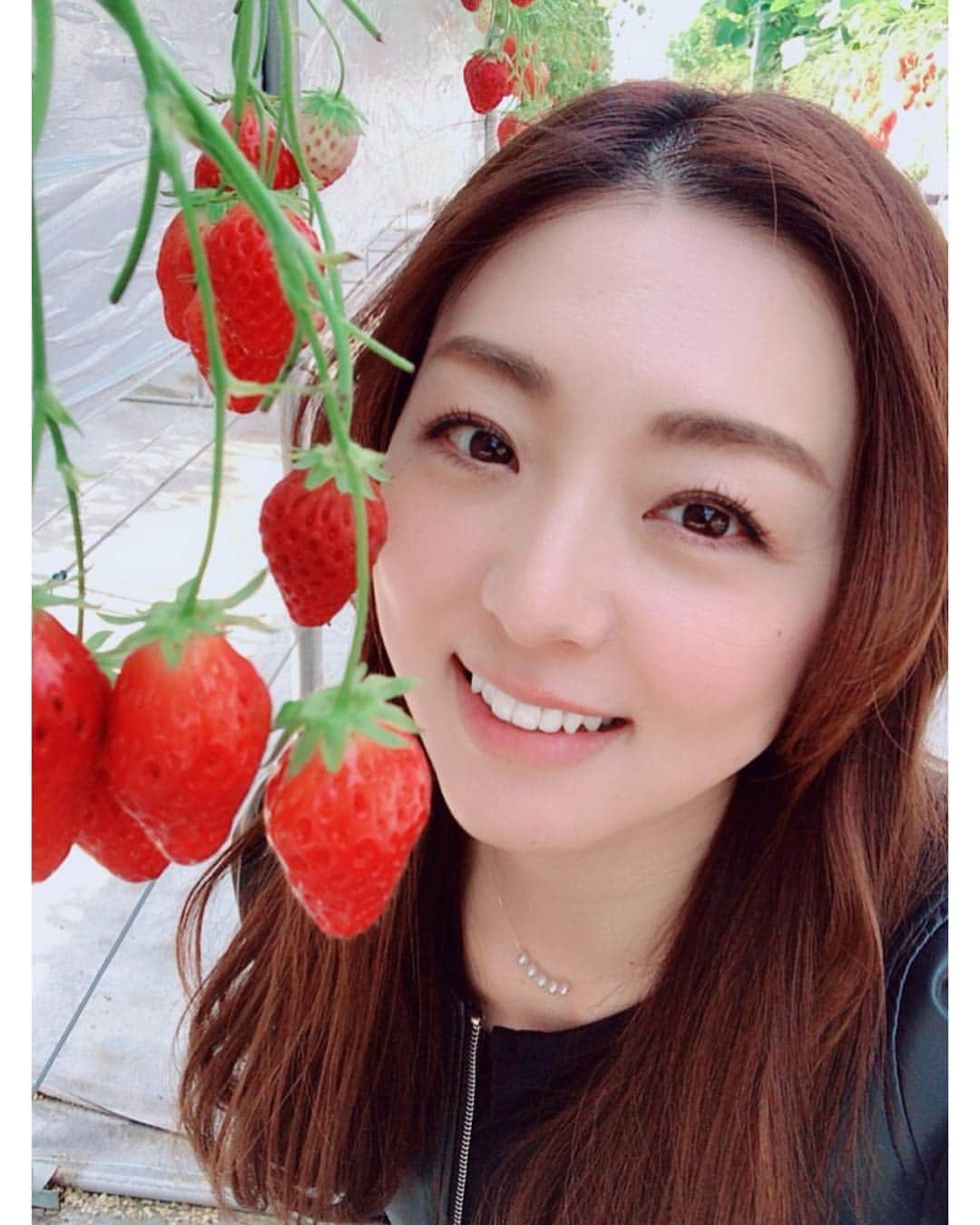 祥子さんのインスタグラム写真 - (祥子Instagram)「🍓 母が東京に遊びに来てくれました🥰 いちごの季節なのでいちご狩りへ！ ビニールハウスの中はいちごの甘〜い香りが充満💓 美味しいいちごを2人でお腹いっぱい食べたよ😋 マザコンの私は母と過ごす時間が至福の時間🐶💖 今回もありがとね♡お母さん☺️❤️ #いちご狩り #いちご #strawberry #春 #spring #果物狩り #高設栽培 #かわいい #甘い #美味しい #母 #大好き #感謝」3月18日 21時14分 - sho_ko.0413