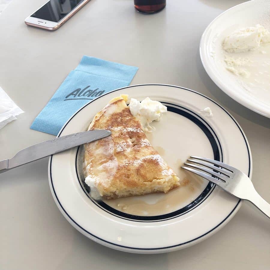のインスタグラム：「ここのパンケーキもすごくすき！ ふわふわで素朴で飾らないおいしさ🥞♡」