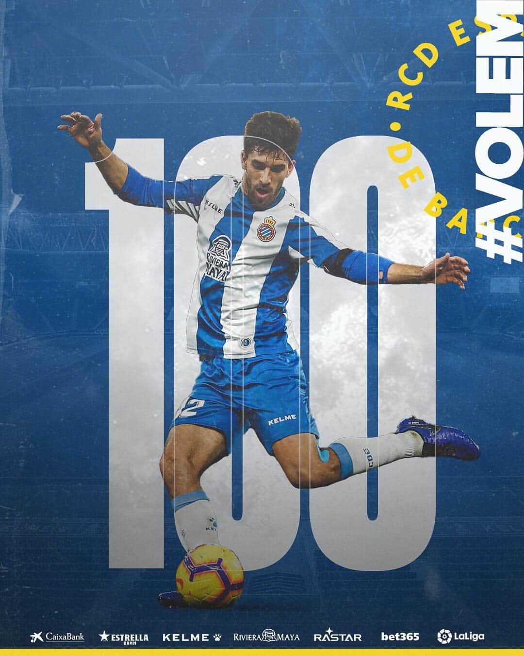 RCDエスパニョールさんのインスタグラム写真 - (RCDエスパニョールInstagram)「Dídac Vilà assoleix els 100 partits amb el RCD Espanyol de Barcelona a LaLiga. Enhorabona! 👏⚪🔵 - @didacvr12 alcanza los 100 partidos con el @RCDEspanyol de Barcelona en @LaLiga. ¡Enhorabuena! 👏⚪🔵 - Dídac Vilà reaches 100 matches with RCD Espanyol de Barcelona in LaLiga. Congrats! 👏⚪🔵 - 迪达克完成了他代表西班牙人的第100场西甲联赛。祝贺！👏⚪🔵 - #RCDE | #Volem | #EspanyoldeBarcelona | #LaLiga」3月18日 21時21分 - rcdespanyol
