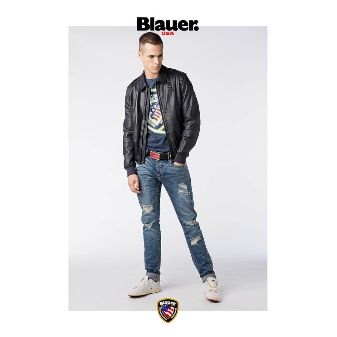 ブラウアーさんのインスタグラム写真 - (ブラウアーInstagram)「Your ultimate leather jacket! Discover more @ blauerusa.com  #Blauerusa #SpringSummer2019 #AmericanPortraits #NewIn #LeatherJackets」3月18日 21時44分 - blauerusa