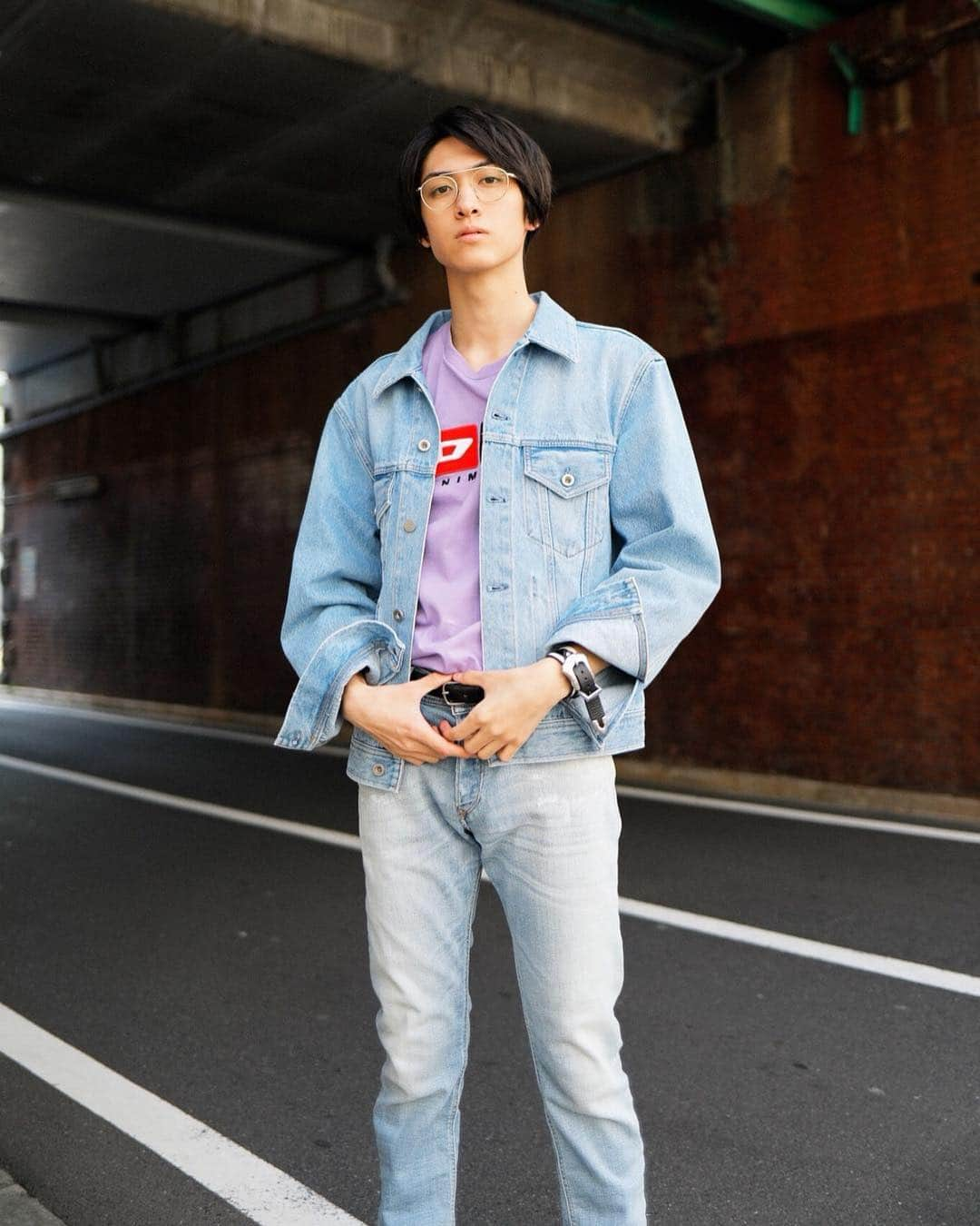 つよジャン（古川毅 & ジャン海渡）のインスタグラム：「@diesel #tsuyoshi #dieseldenim #beafollower #droptokyo」