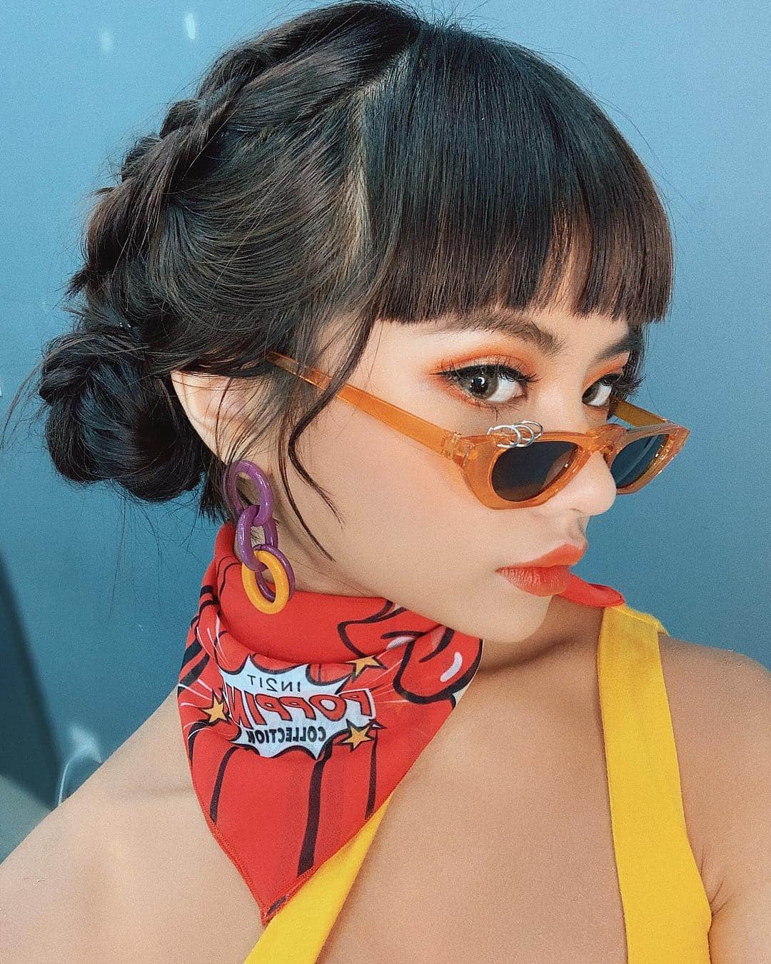 VIENNAさんのインスタグラム写真 - (VIENNAInstagram)「Lets throwback to 80s🍊🍊🍊 レトロなCM撮影でした✨ #オン眉#ボブ#黒髪#黒髪ボブ ・ ・ ・ ・ ・ ・ ・ ・ ・ #instagood#photooftheday#fashion#happy#VSCO#VSCOcam#like4like#followme#follow#follow4follow#followforfollow#girl#instalike#likeforlike#makeup#diet#tagsforlikes#swag#model#f4f#hair#me#撮影#cm撮影#レトロ#retro」3月18日 22時02分 - viennadoll_official