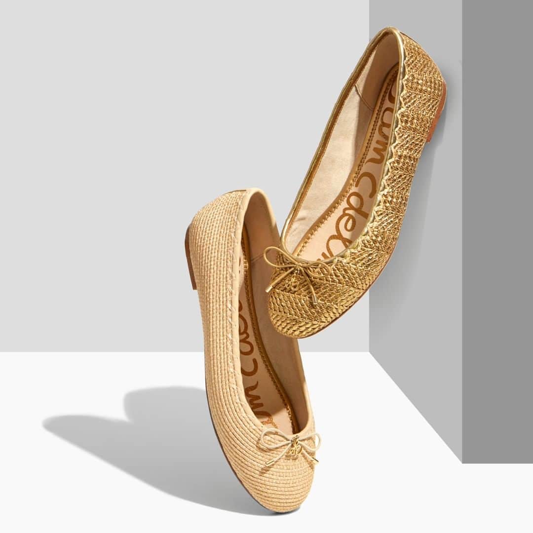 サムエデルマンのインスタグラム：「A touch of texture - meet our new Falcon flat!」